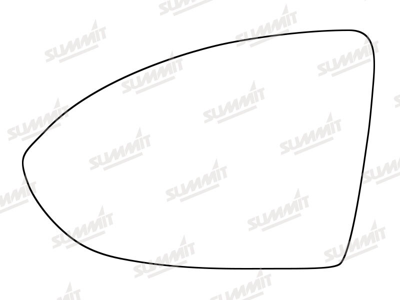 Summit SRG-1021BH Mirror Glass Std Rep Heatbp (Lh)