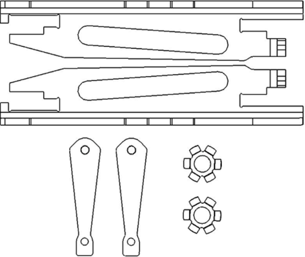Apec ADB3011 Brake Adjuster Kit