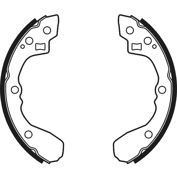 Apec SHU668 Brake Shoes Set