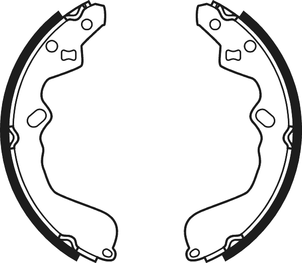 Apec SHU680 Brake Shoes Set