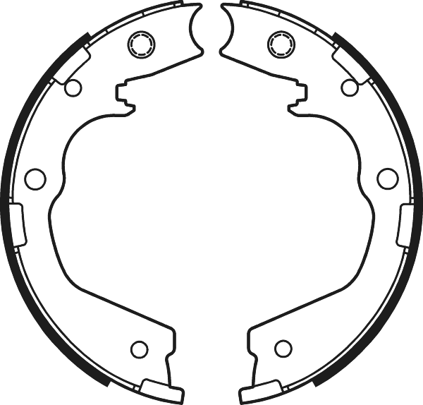Apec SHU742 Handbrake Shoes Set