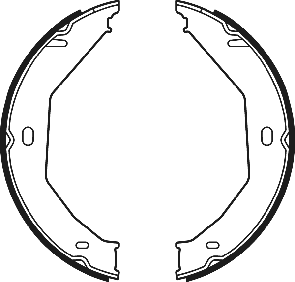 Apec SHU757 Handbrake Shoes Set
