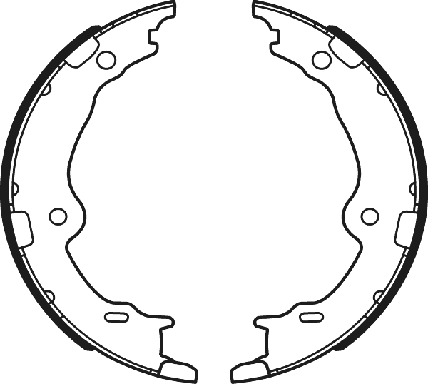 Apec SHU792 Handbrake Shoes Set
