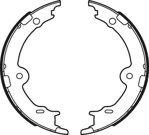 Apec SHU793 Handbrake Shoes Set