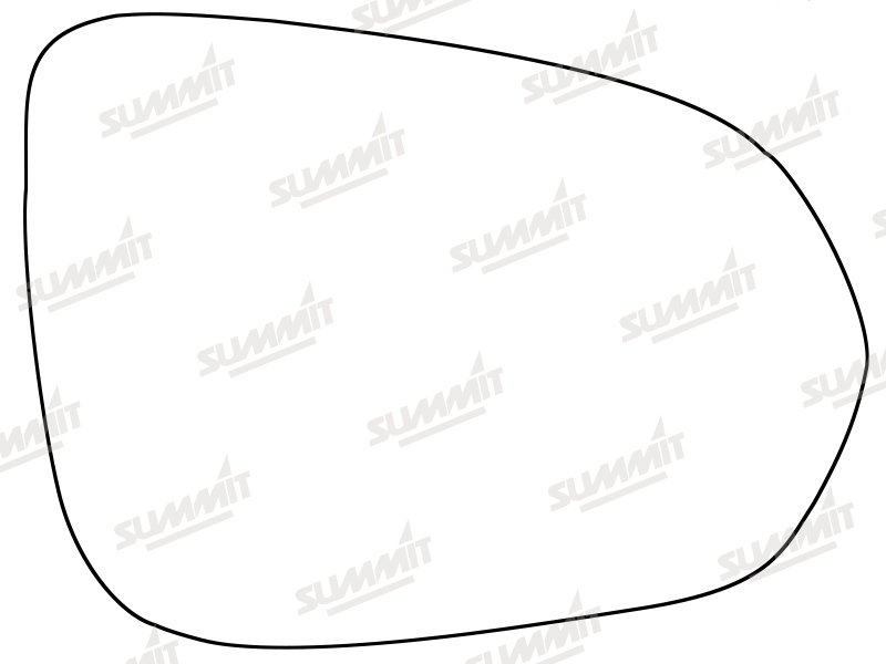 Summit SRG-1328 Mirror Glass Standard Replacement