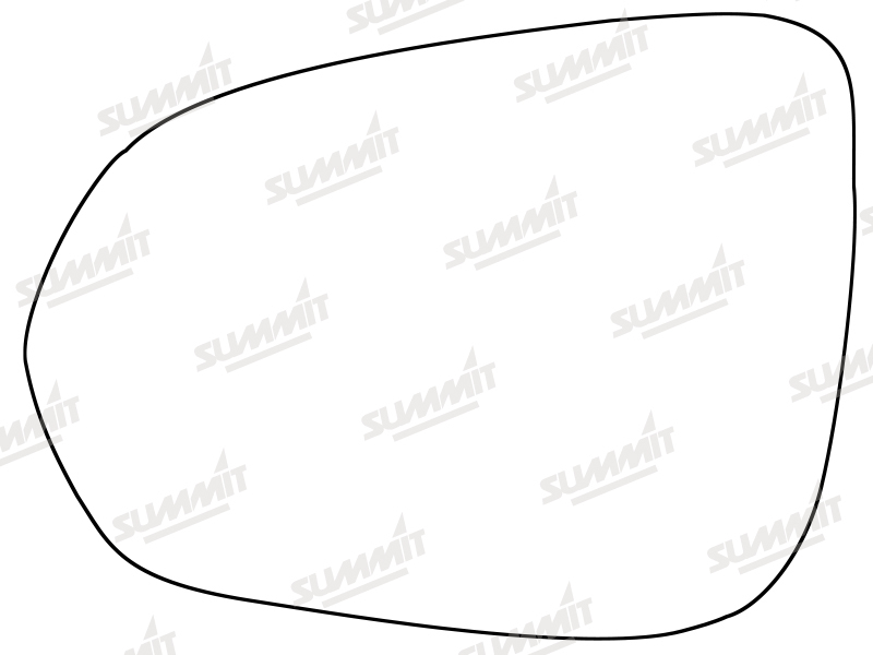 Summit SRG-1329 Mirror Glass Standard Replacement