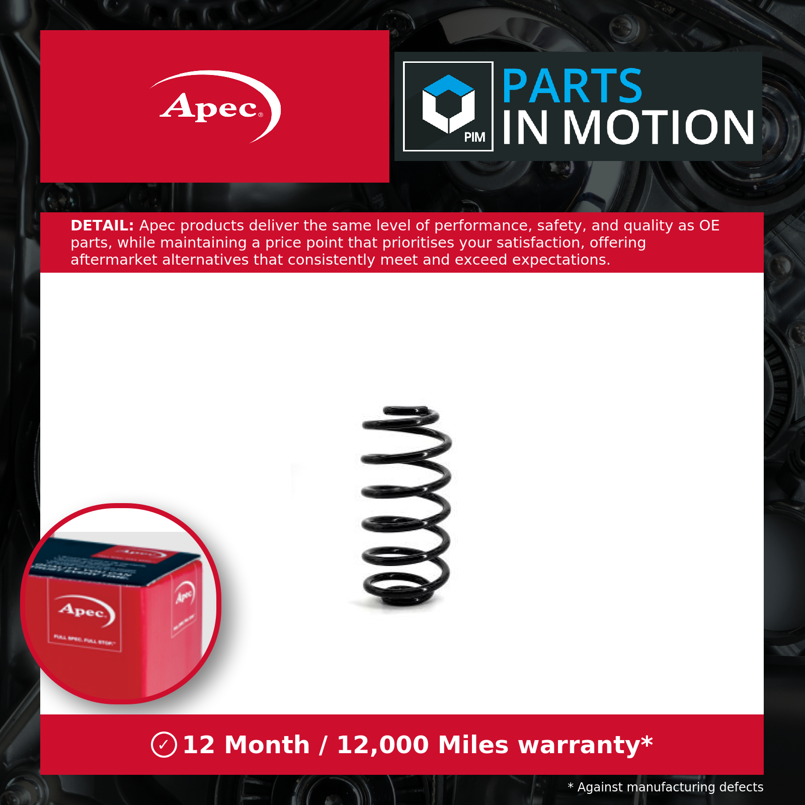 Apec Coil Spring Rear ACS1155 [PM2000725]