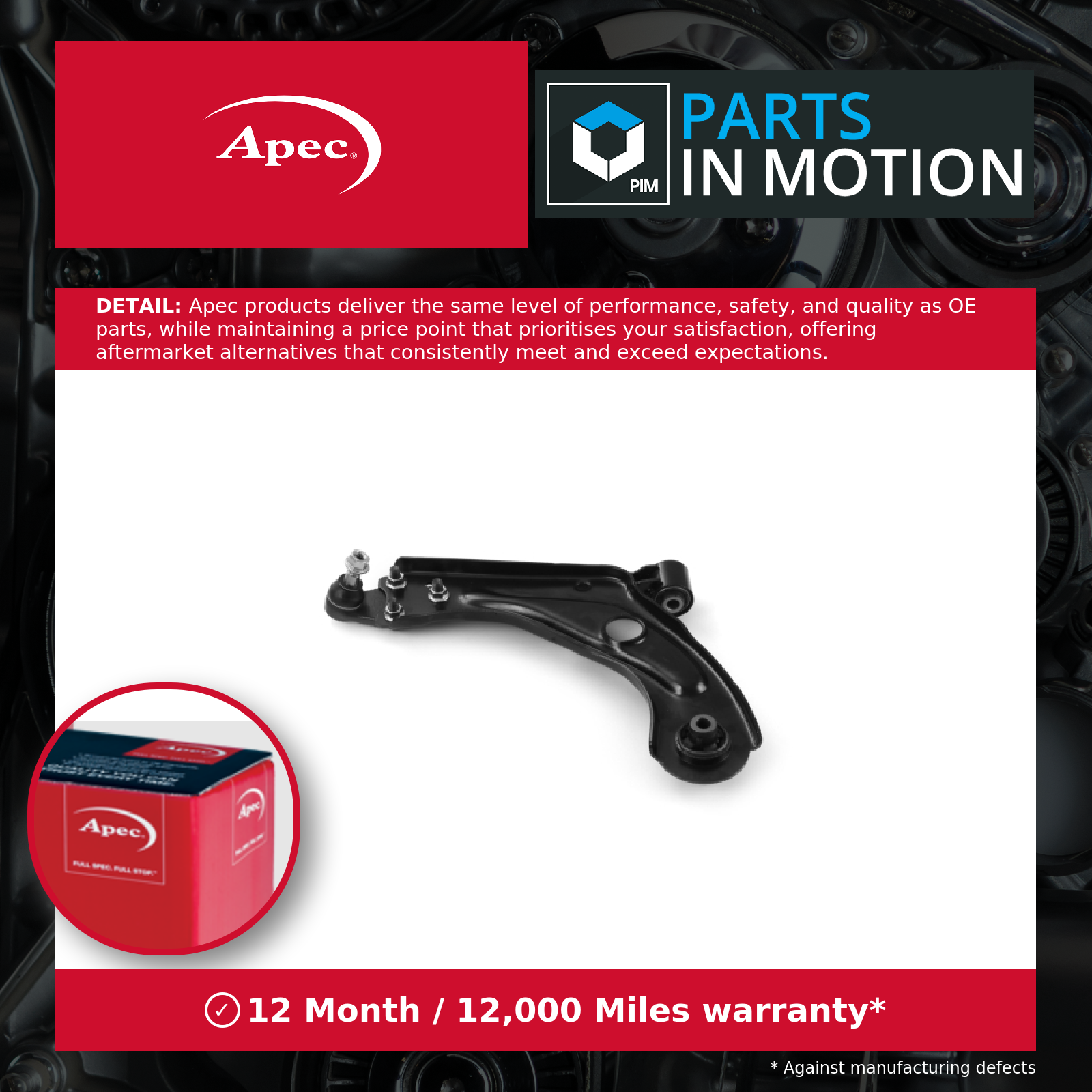 Apec Wishbone / Suspension Arm Front Left AST2530 [PM2002248]