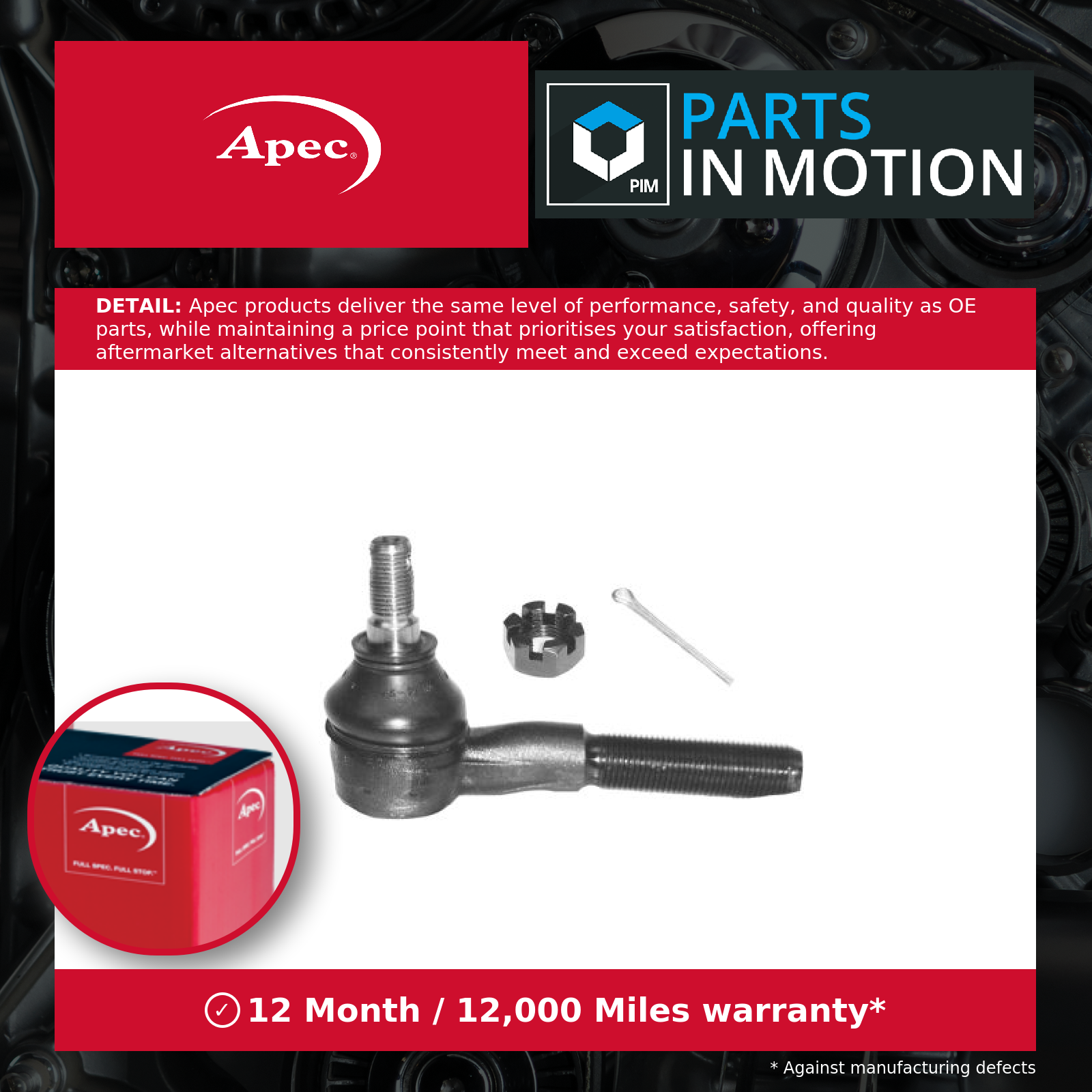 Apec Tie / Track Rod End Outer AST6079 [PM2003019]