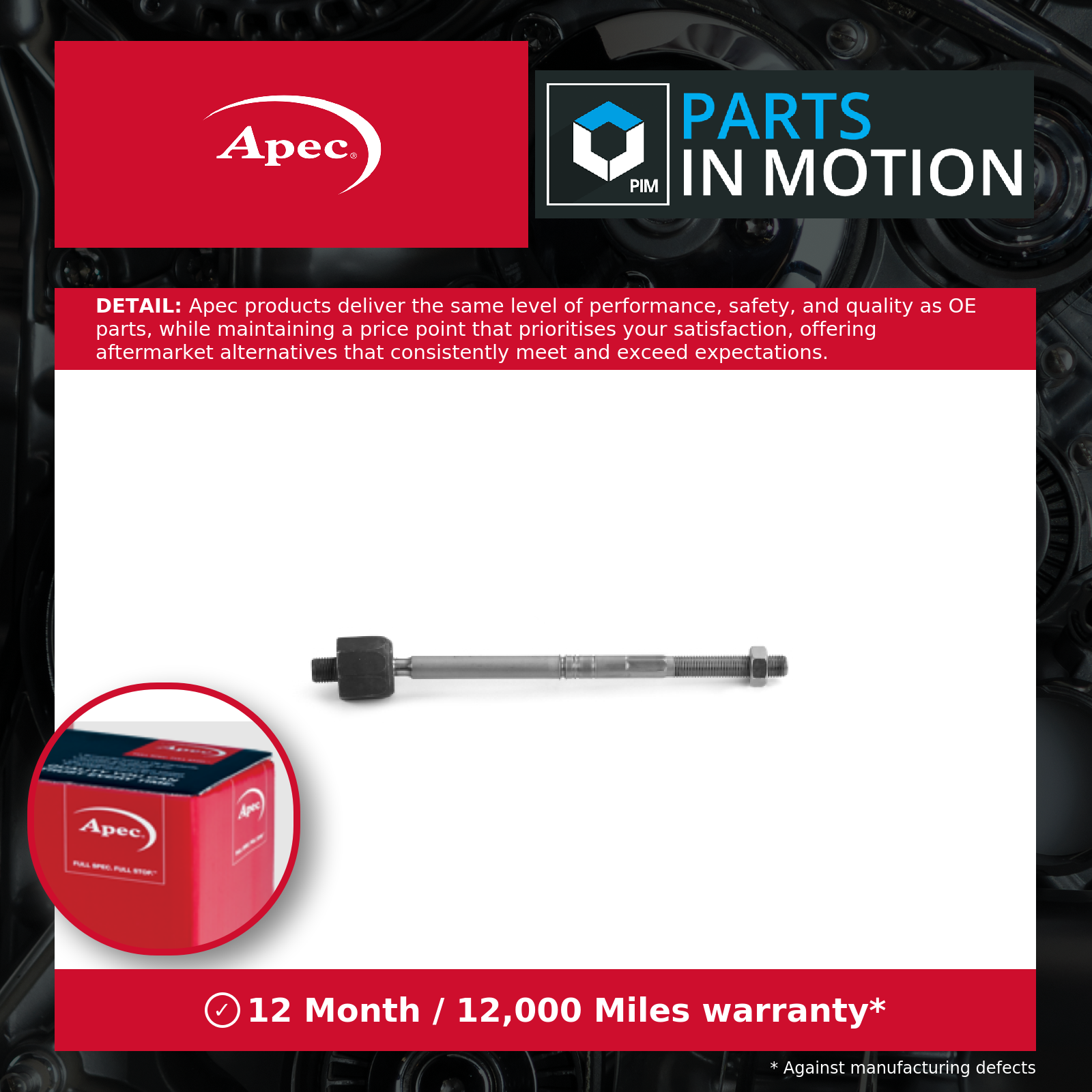 Apec Inner Rack End Left or Right AST6576 [PM2003470]