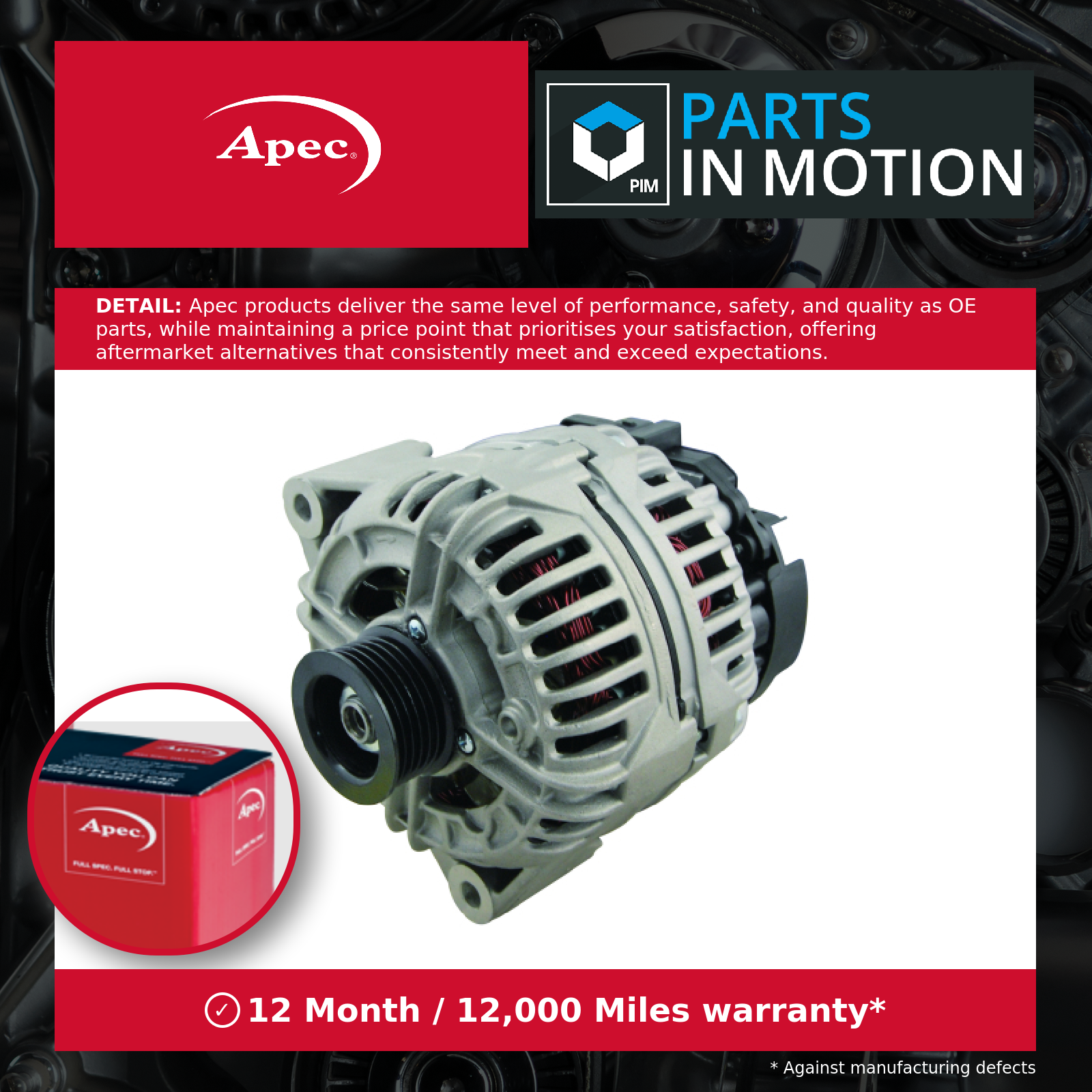 Apec Alternator AAL1230 [PM2038823]