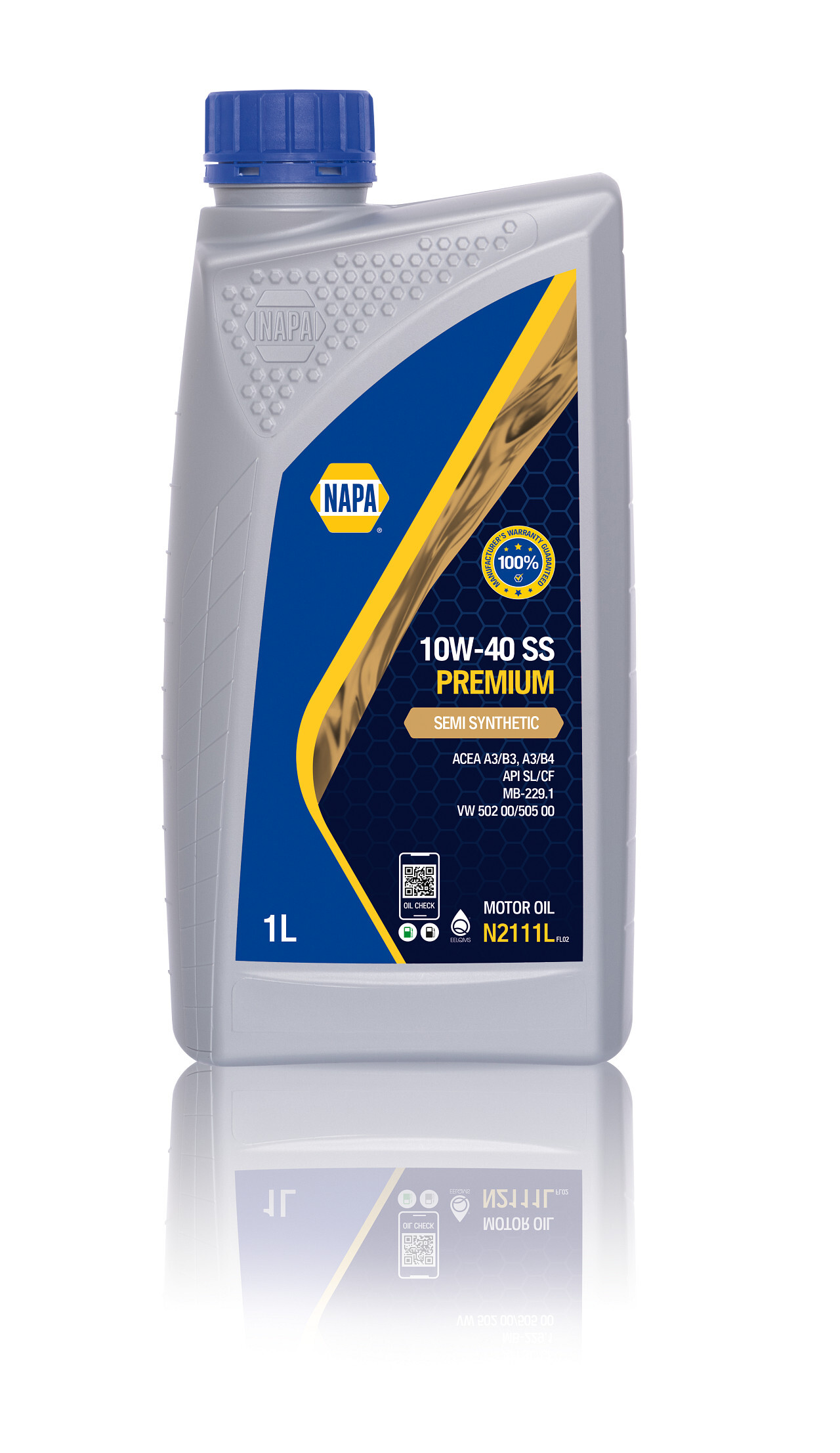 NAPA N2111L 10w-40 Ss Premium (1l)