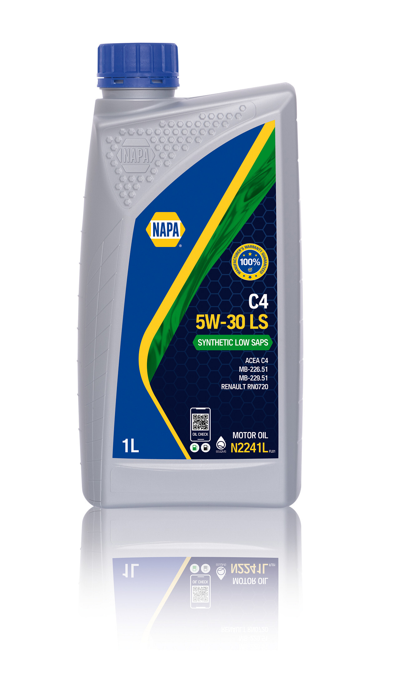 NAPA N2241L C3 C4 5w-30 Ls (1l)