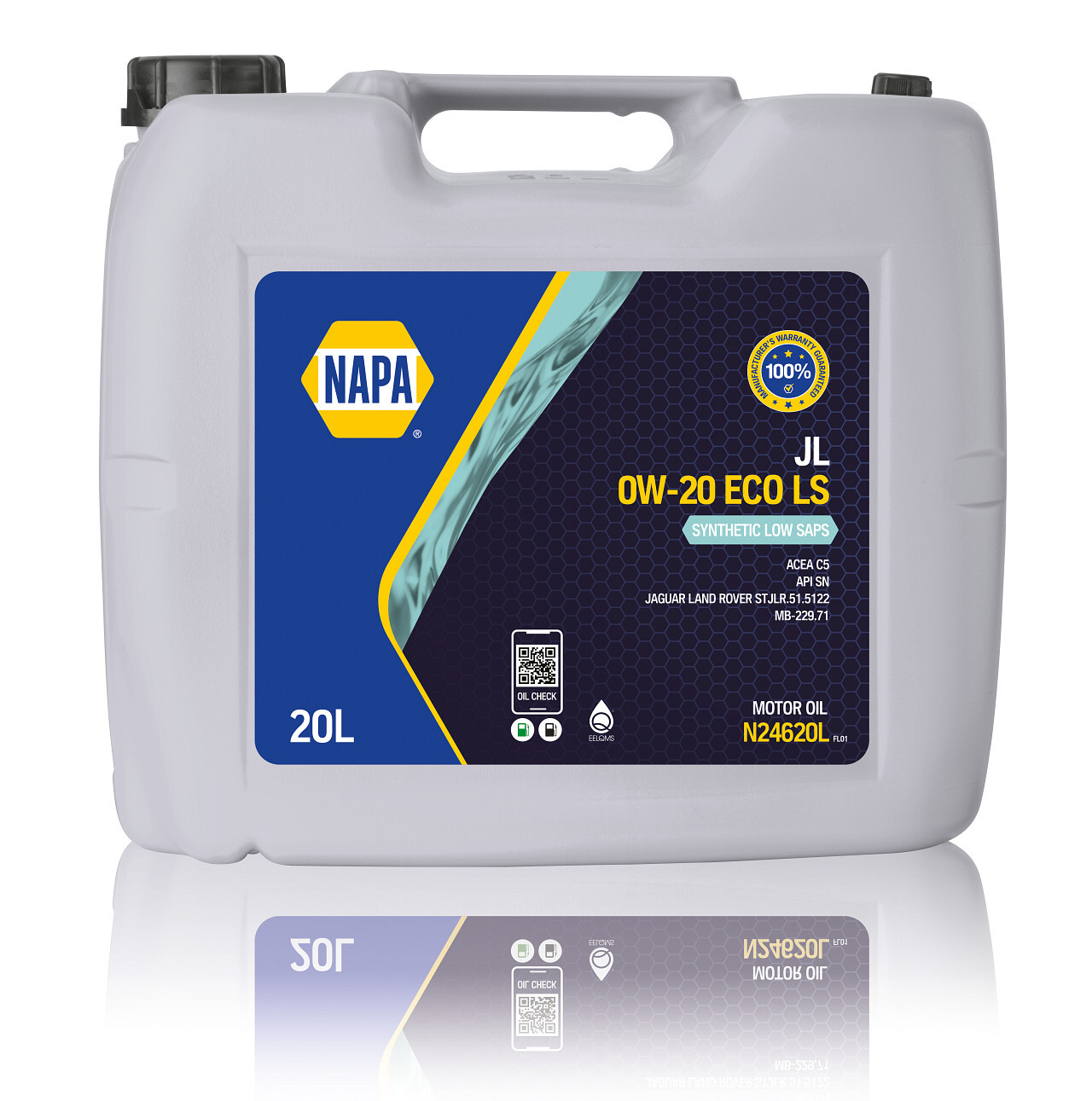 NAPA N24620L Jl 0w-20 Eco Ls (20l)
