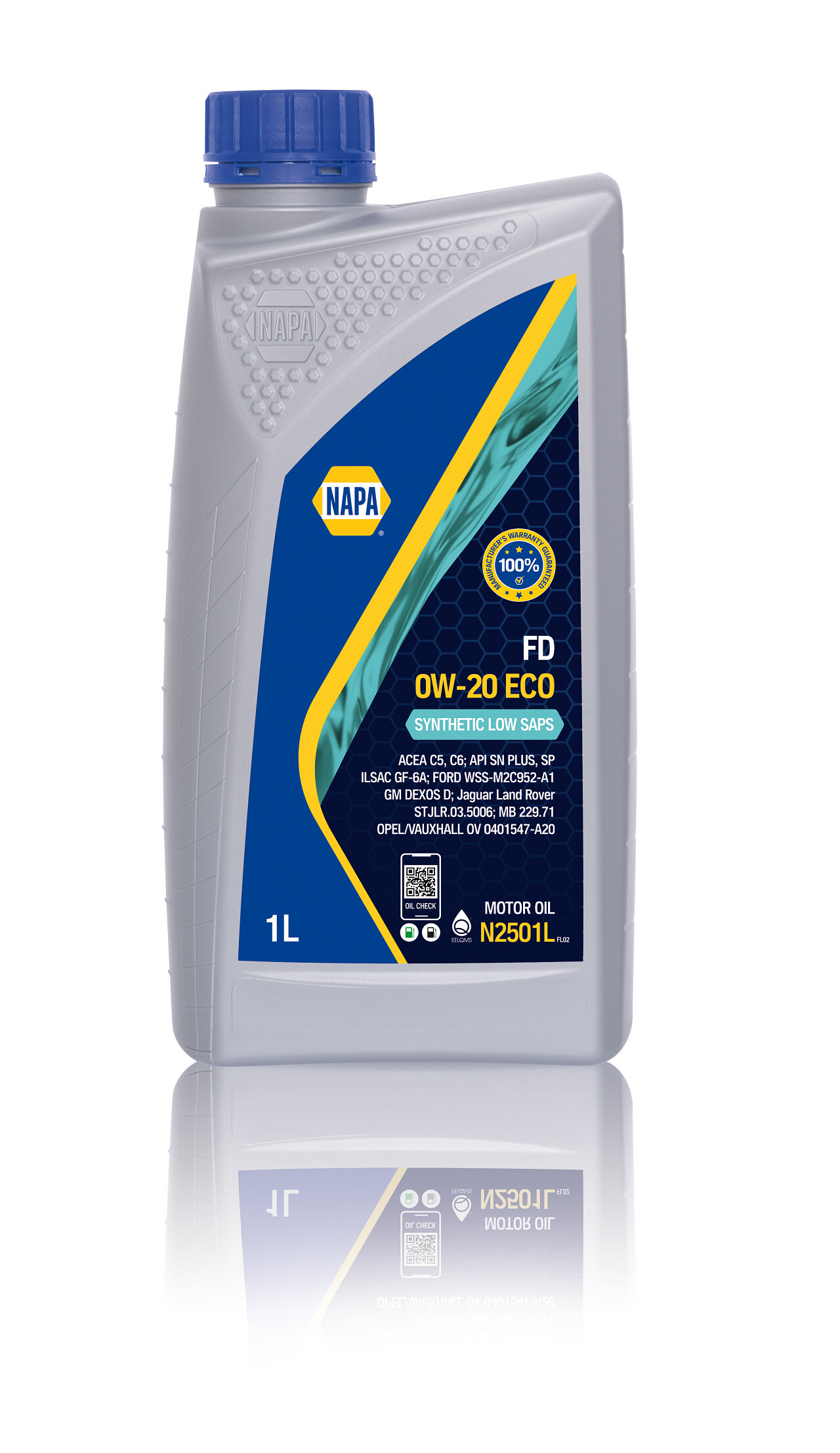 NAPA N2501L Fd 0w-20 Eco