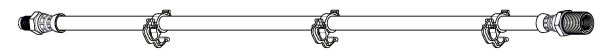 Apec HOS4529 Brake Hose