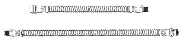 Apec HOS4536 Brake Hose