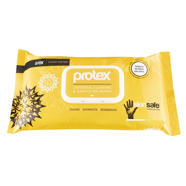Protex PXFPFL100 Cleaning And Sanitising Wipes X100