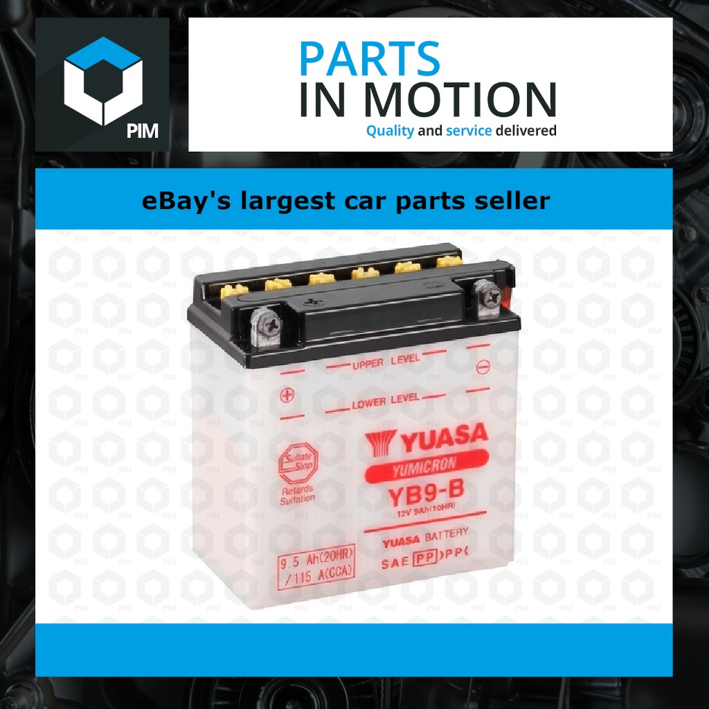 Yuasa Motorcycle Battery YB9-B [PM2410574]