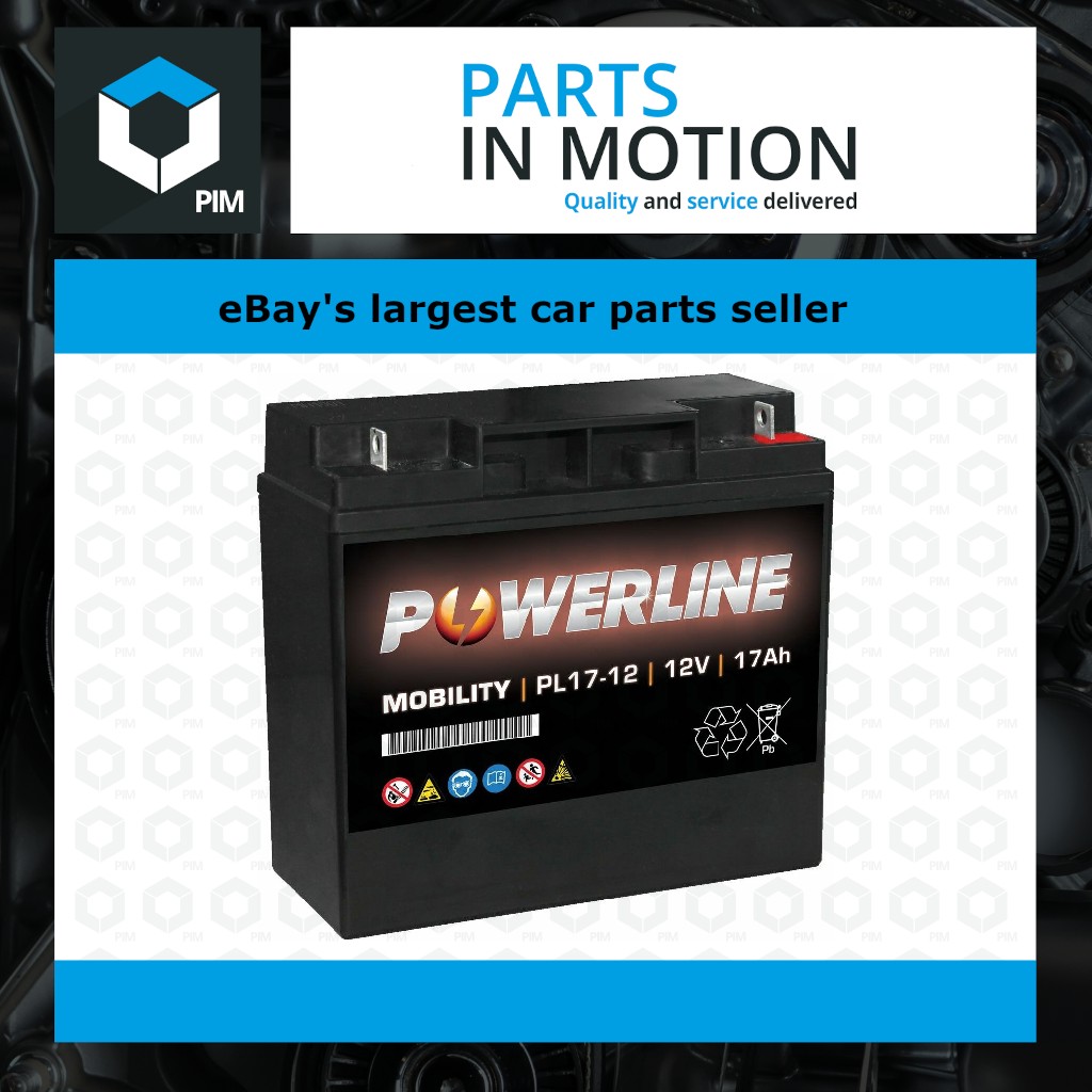 PL17-12 Powerline Mobility Battery 12V 17Ah [PM2462225]