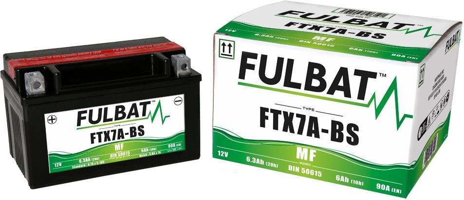 Fulbat FTX7A-BS AGM Motorcycle Battery