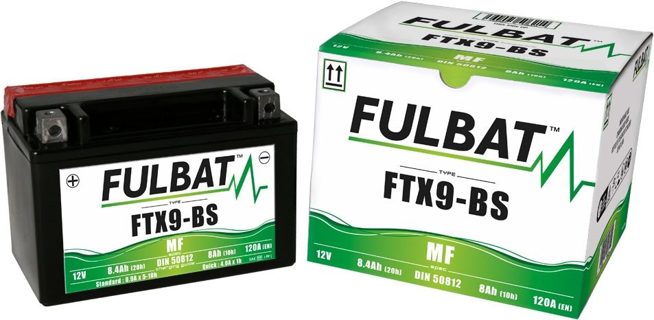 Fulbat FTX9-BS AGM Motorcycle Battery
