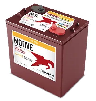 T105 AGM Trojan Deep Cycle Battery 6V 217Ah T105-AGM