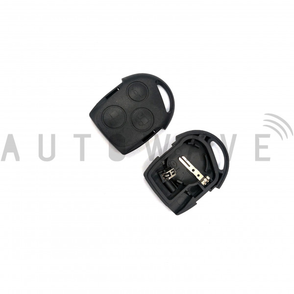 Autowave AUTKC019 FORD 3 BUTTON REMOTE CASE WITH BATTERY TERMINALS