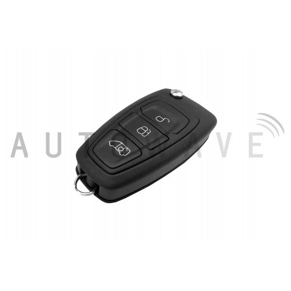 Autowave AUTRK0077 FORD TRANSIT / CUSTOM / CONNECT 3 BUTTON FLIP REMOTE ID/4D63