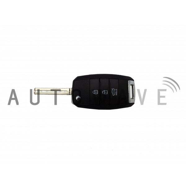 Autowave AUTRK0125 KIA SPORTAGE 3 BUTTON FLIP REMOTE WITH KI-7/HY22 BLADE