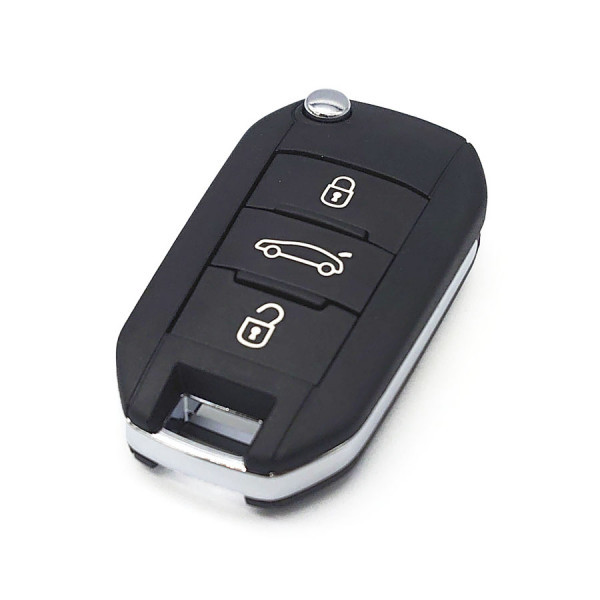Autowave AUTRK0296 PEUGEOT 3 BUTTON FLIP REMOTE ID46