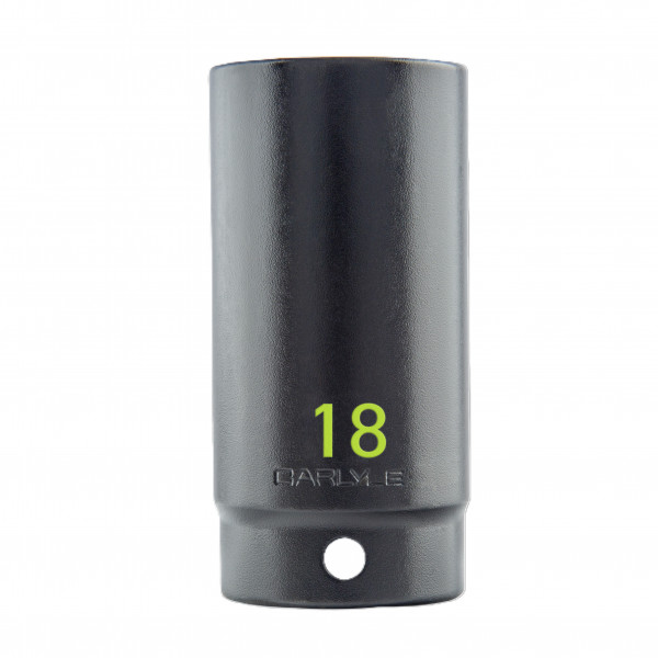 Carlyle CISD12018M 1/2DR 18MM 6PT DEEP IMPACT SOCKET