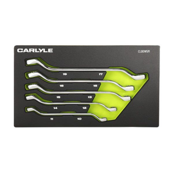 Carlyle CLBOW5M 5 PC METRIC 12 PT DOUBLE BOX OFFSET WRENCH SET
