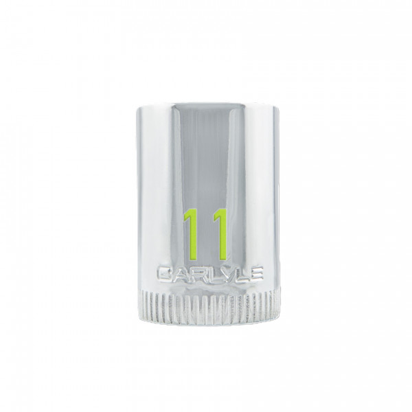 Carlyle CS38111M 3/8DR 11MM 12PT CHROME SOCKET