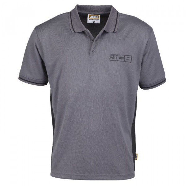 JCB D+IA-L TRADE GREY POLO SHIRT