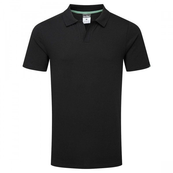 Portwest EC210BKRL EC210 - ORGANIC COTTON RECYCLABLE POLO SHIRT BLACK