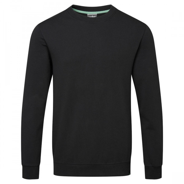 Portwest EC300BKRL EC300 - ORGANIC COTTON RECYCLABLE SWEATSHIRT BLACK