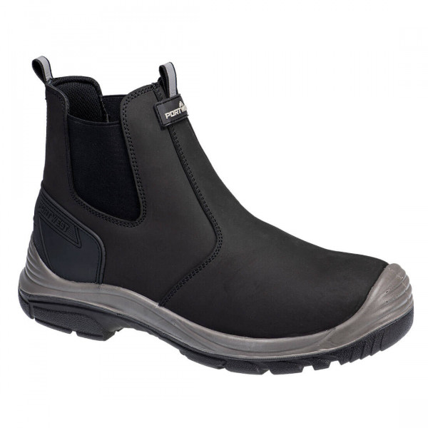 Portwest FV02BGY47 FV02 - RAFTER DEALER BOOT S7 SR SC FO - BLACK/GREY
