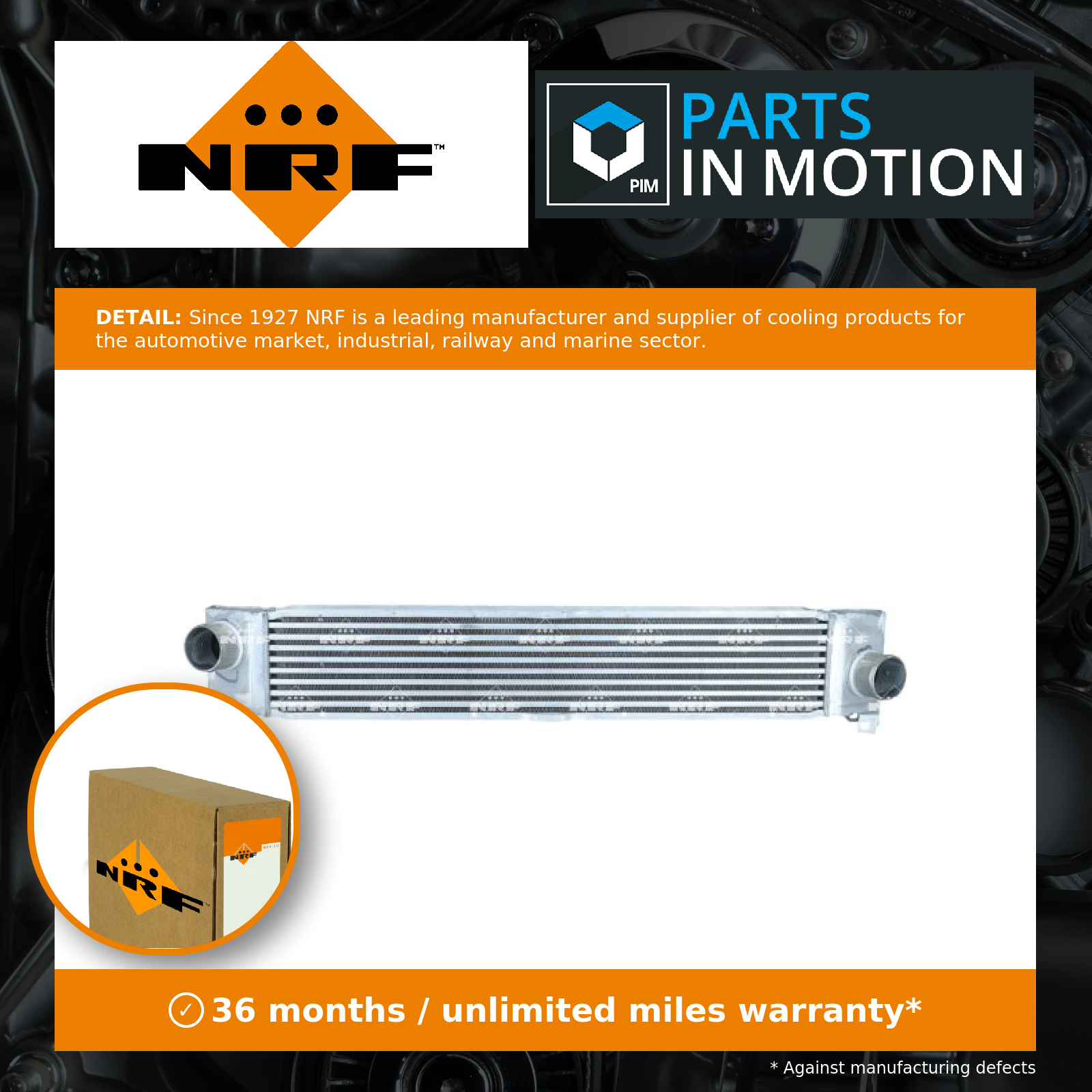 Intercooler fits FIAT DUCATO 250 2.3D 2006 on NRF 1347700080 Quality Guaranteed