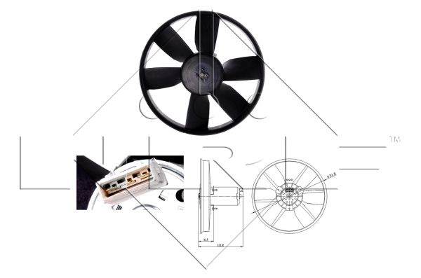 NRF 47401 Radiator Fan