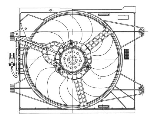 NRF 47655 Radiator Fan