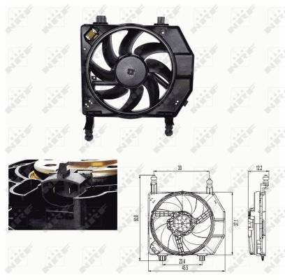 NRF 47681 Radiator Fan