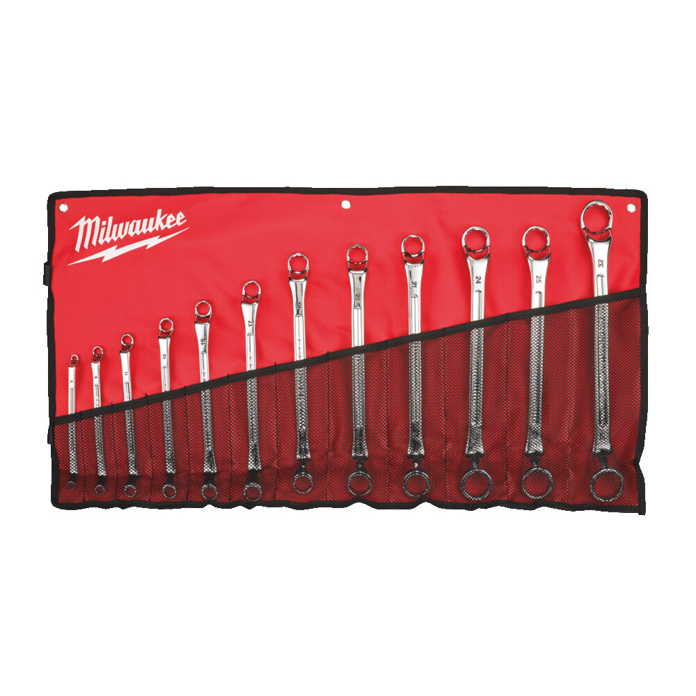 Milwaukee 4932492738 12pc Double Spanner Set Offset Ring