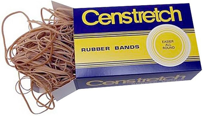 Lyreco 719721 RUBBER BANDS 1.2MM X 90MM - 454G BOX