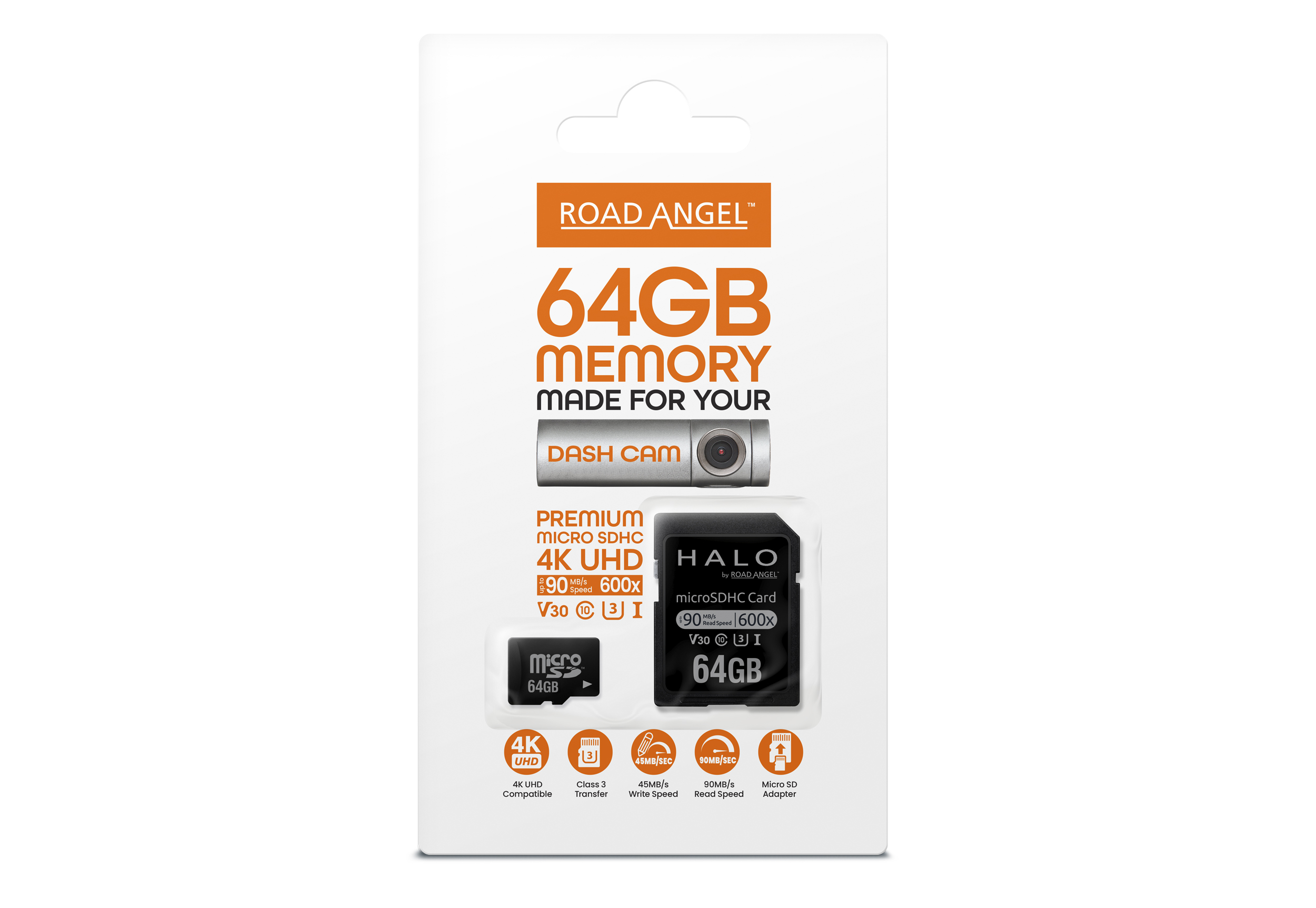 Road Angel RSD64 Rd Ang Micro Sd Card 64gb Memory