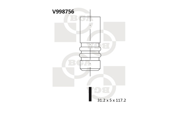 BGA V998756 Inlet Valve