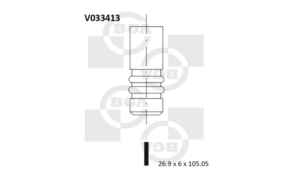 BGA V033413 Inlet Valve