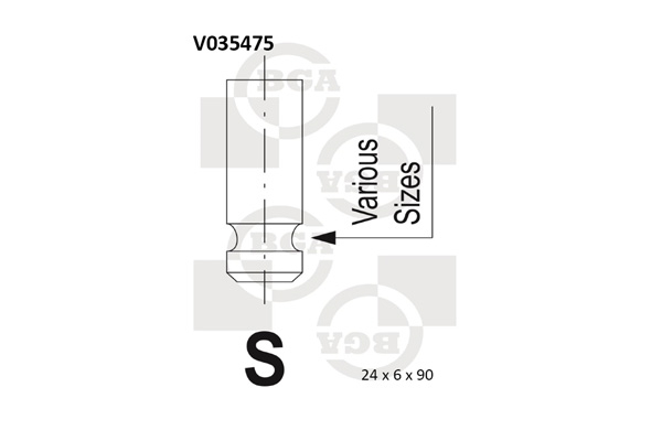 BGA V035475 Exhaust Valve