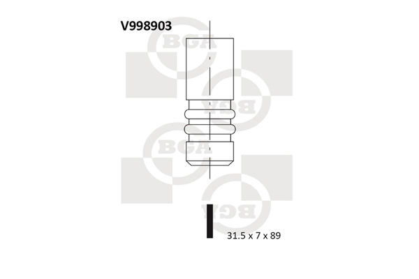 BGA V998903 Exhaust Valve