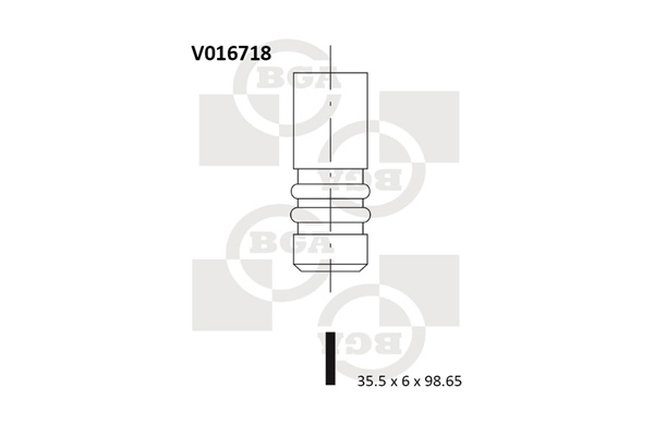 BGA V016718 Inlet Valve